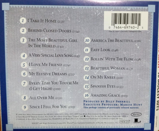 Charlie Rich - Los 16 éxitos más grandes. Cd importado excelente estado. tienda de discos en méxico formato muerto