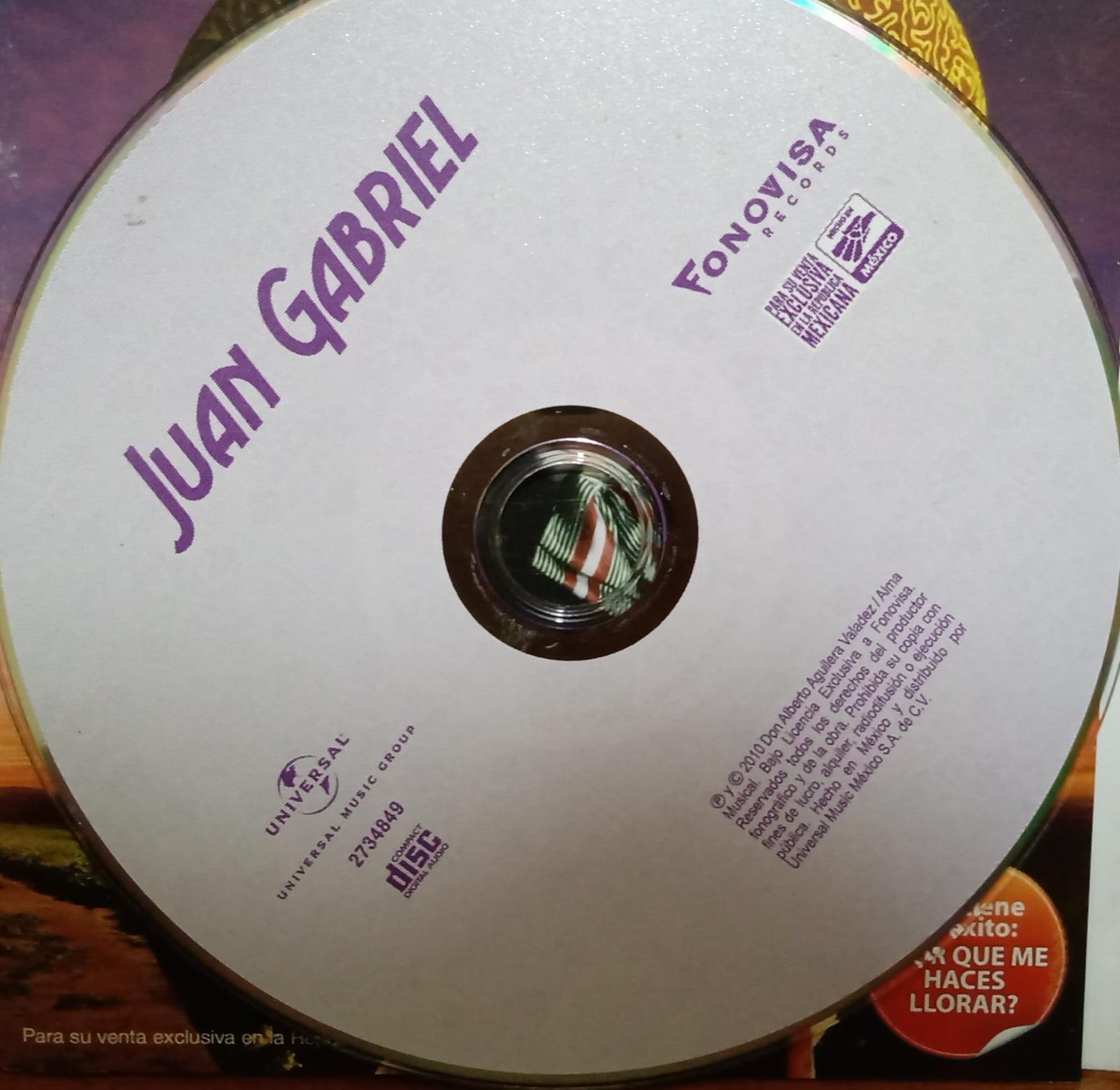 Juan Gabriel – Juan Gabriel. Cd excelente estado. tienda de discos en formato muerto méxico