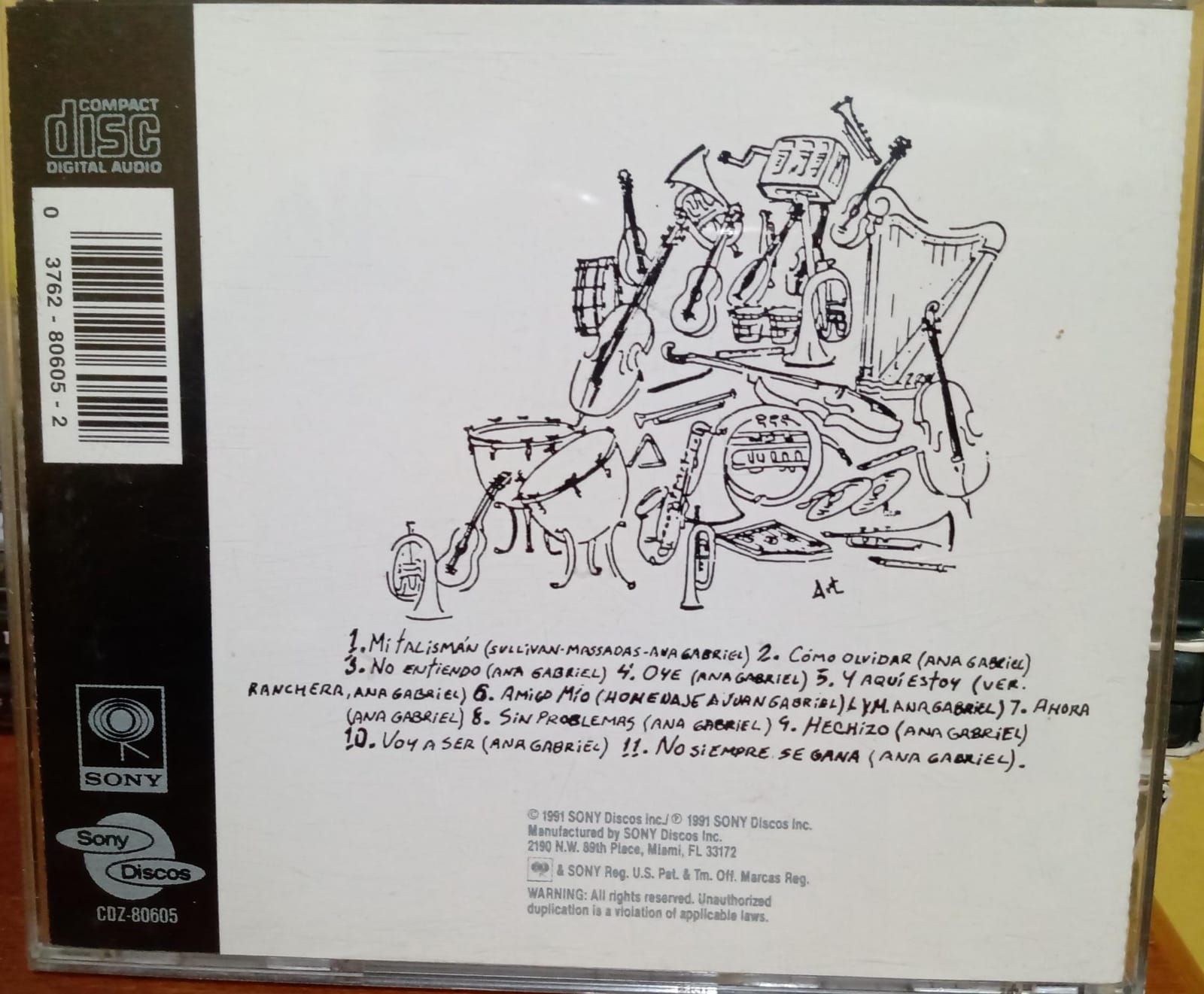 Ana Gabriel. Mi México. Cd en buen estado. tienda de discos en méxico formato muerto