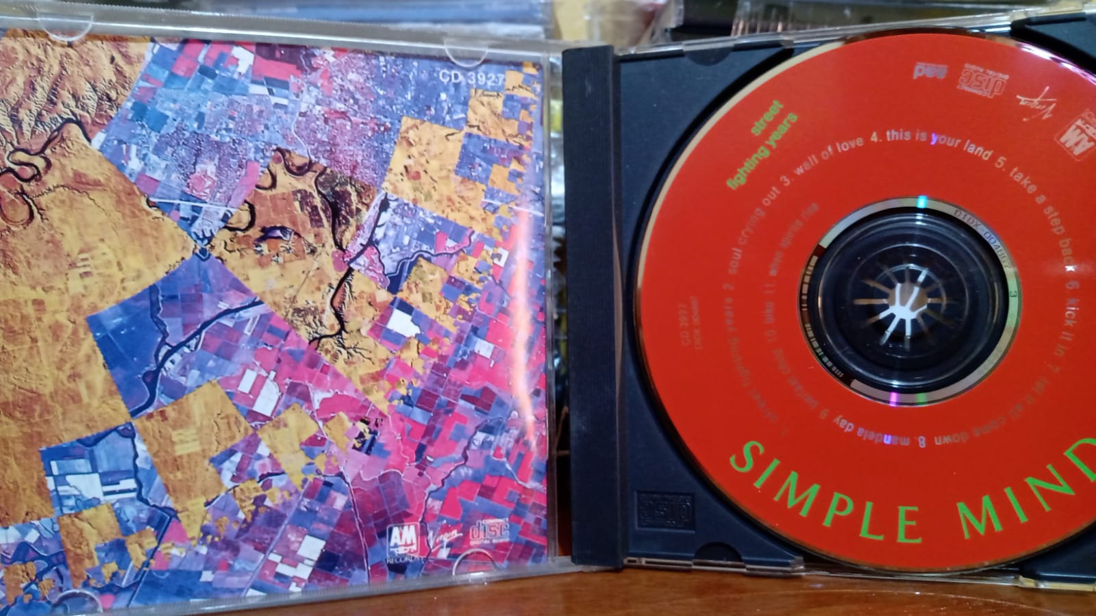 Simple Minds – Street Fighting Years. Cd en buen estado. tienda de discos en méxico formato muerto