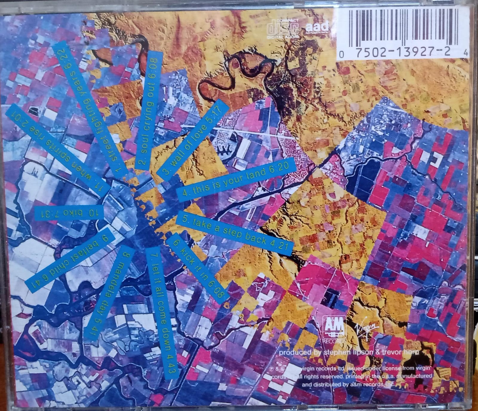 Simple Minds – Street Fighting Years. Cd en buen estado. tienda de discos en méxico formato muerto