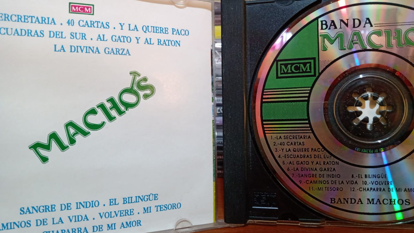 Banda Machos – Sangre De Indio. Cd primera edición en buen estado. tienda de discos en méxico formato muerto
