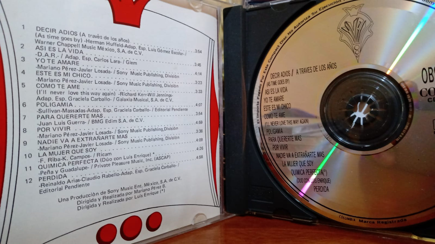 Yuri – Obsesiones. Cd 1ra ed. en buen estado. tienda de discos en méxico formato muerto