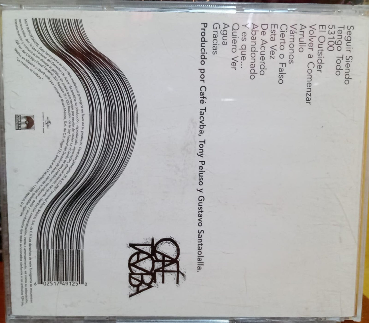 Café Tacvba – Sino. Cd caja serigrafiada en buen estado. tienda de discos en méxico formato muerto