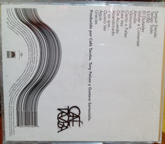 Café Tacvba – Sino. Cd caja serigrafiada en buen estado. tienda de discos en méxico formato muerto