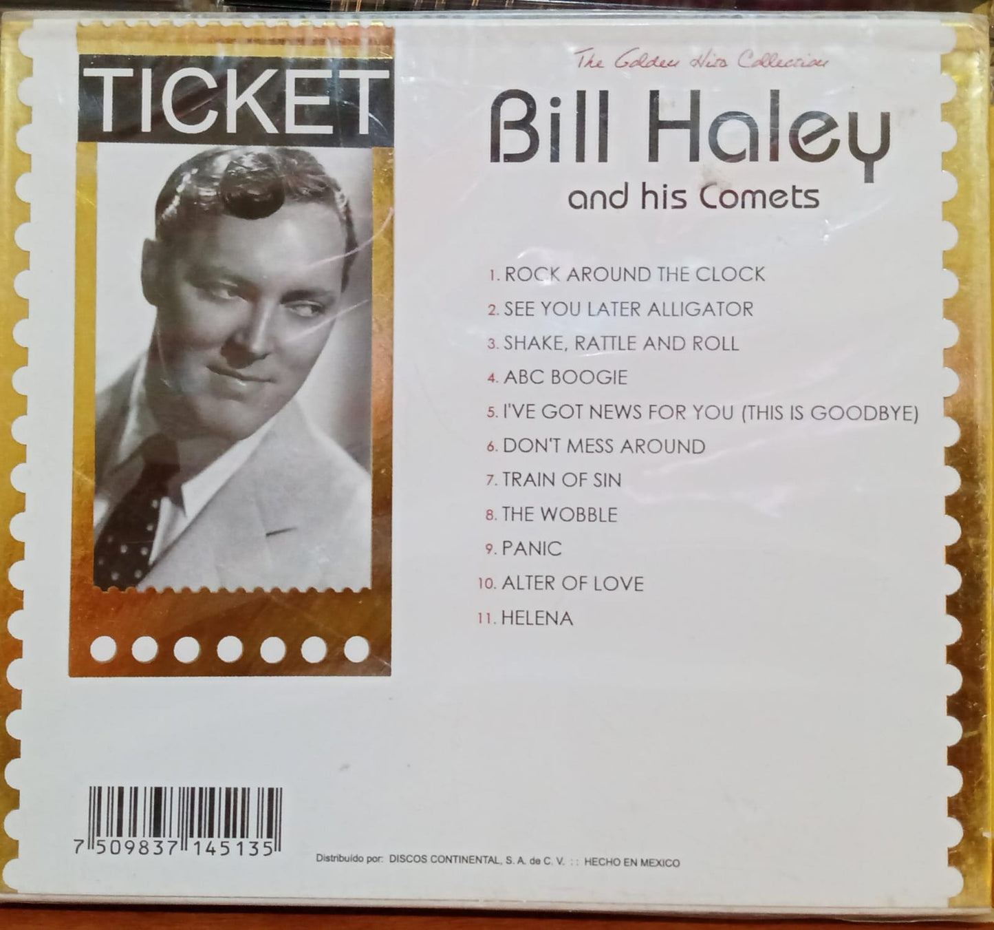 Bill Haley – Golden Hits Collection (Golden Ticket Series).  tienda de cds en méxico formato muerto