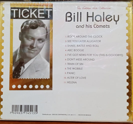 Bill Haley – Golden Hits Collection (Golden Ticket Series).  tienda de cds en méxico formato muerto