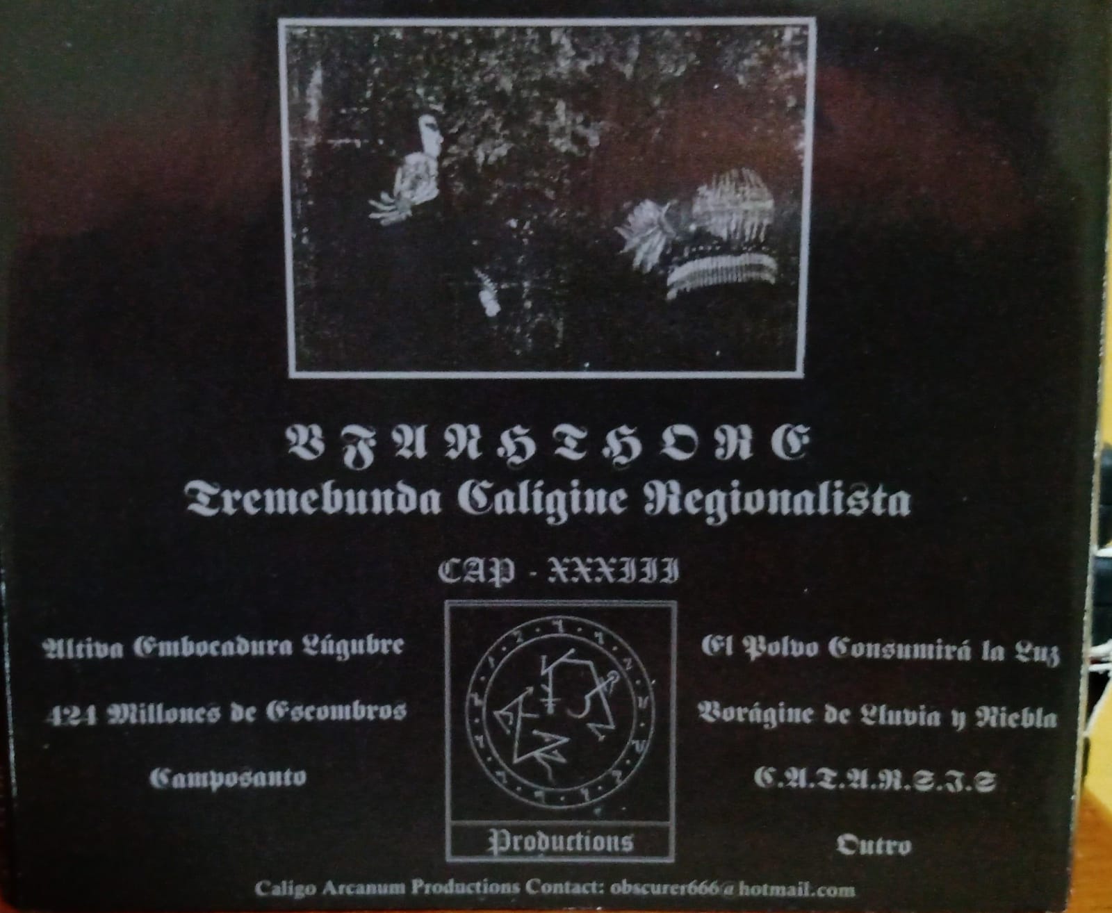 Vfanhthore – Tremebunda Calígine Regionalista. Cd en excelente estado. tienda de discos en mxico formato muerto