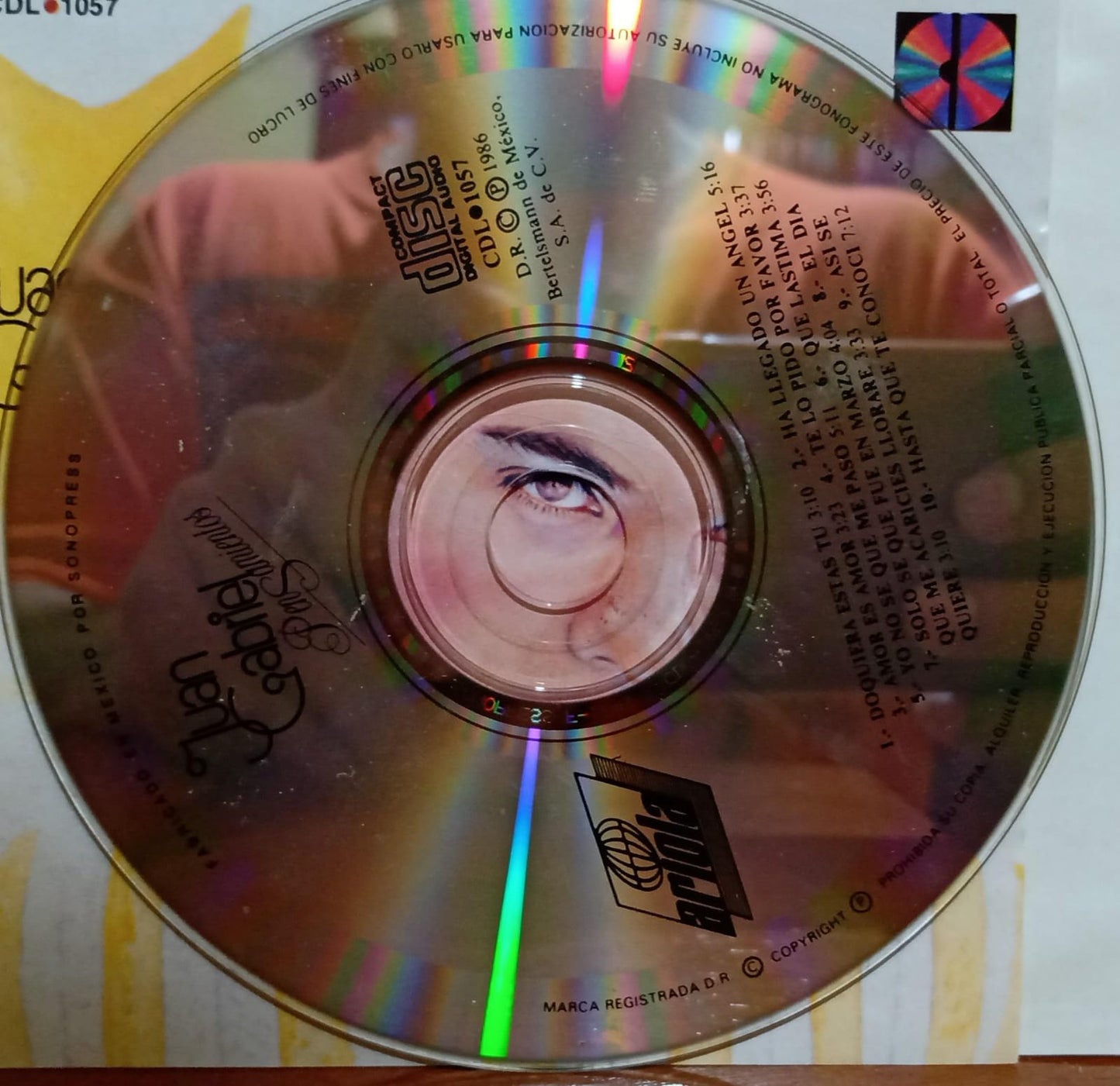 Juan Gabriel – Pensamientos. CD en buen estado. 1986. tienda de discos en méxico formato muerto