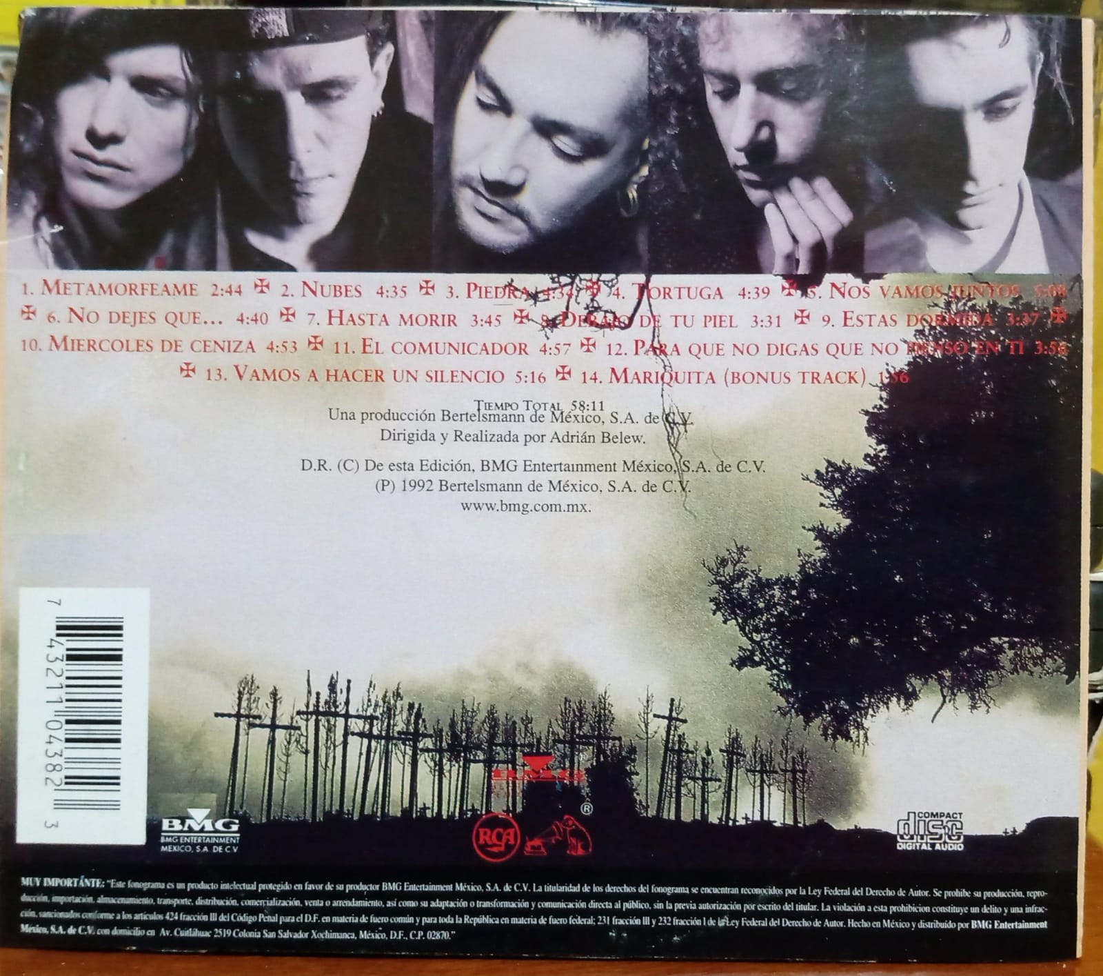 Caifanes – El Silencio. Cd. tienda de discos en méxico formato muerto