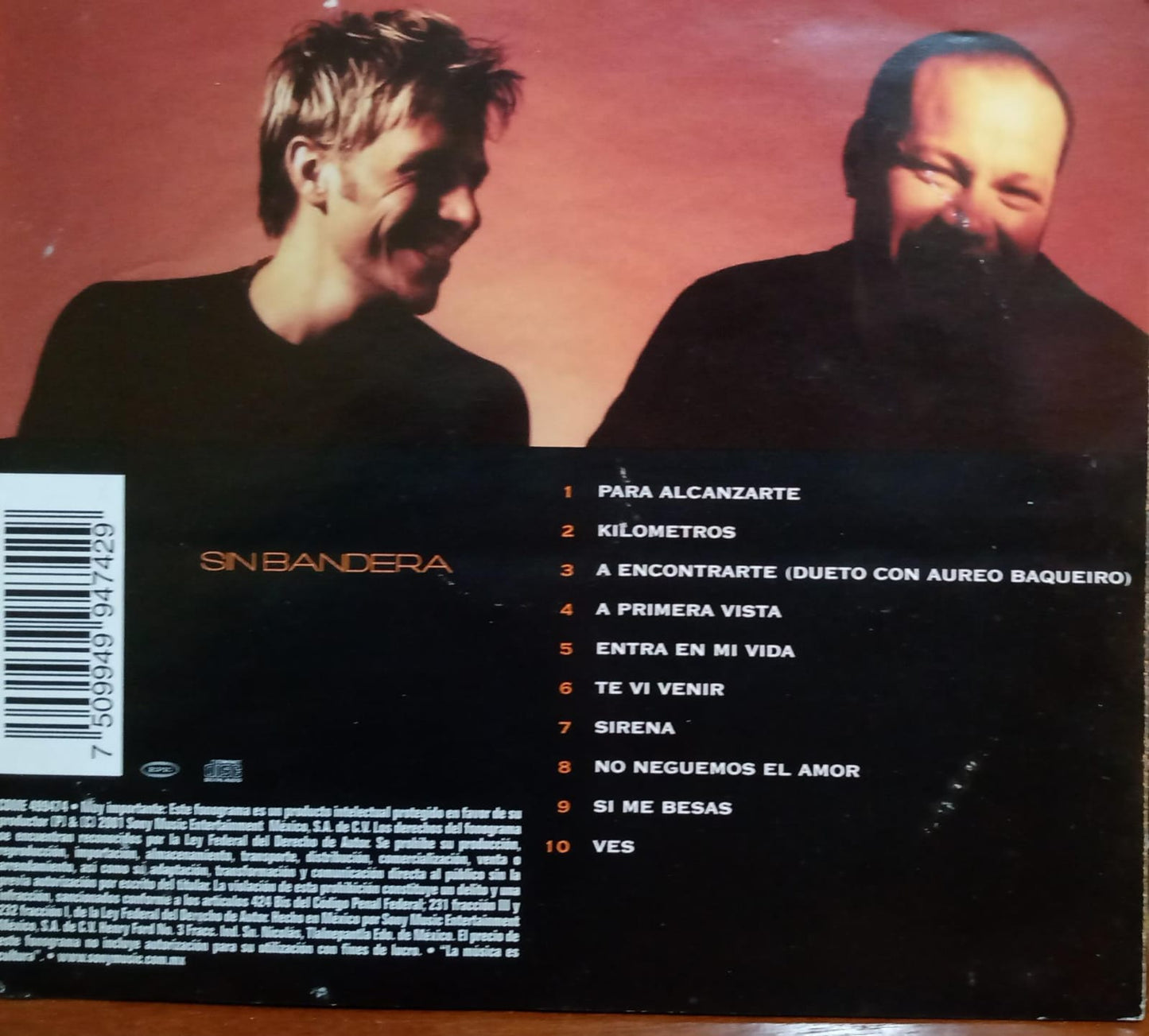 Sin Bandera. Sin Bandera. Cd en buen estado. tienda de discos en méxico formato muerto