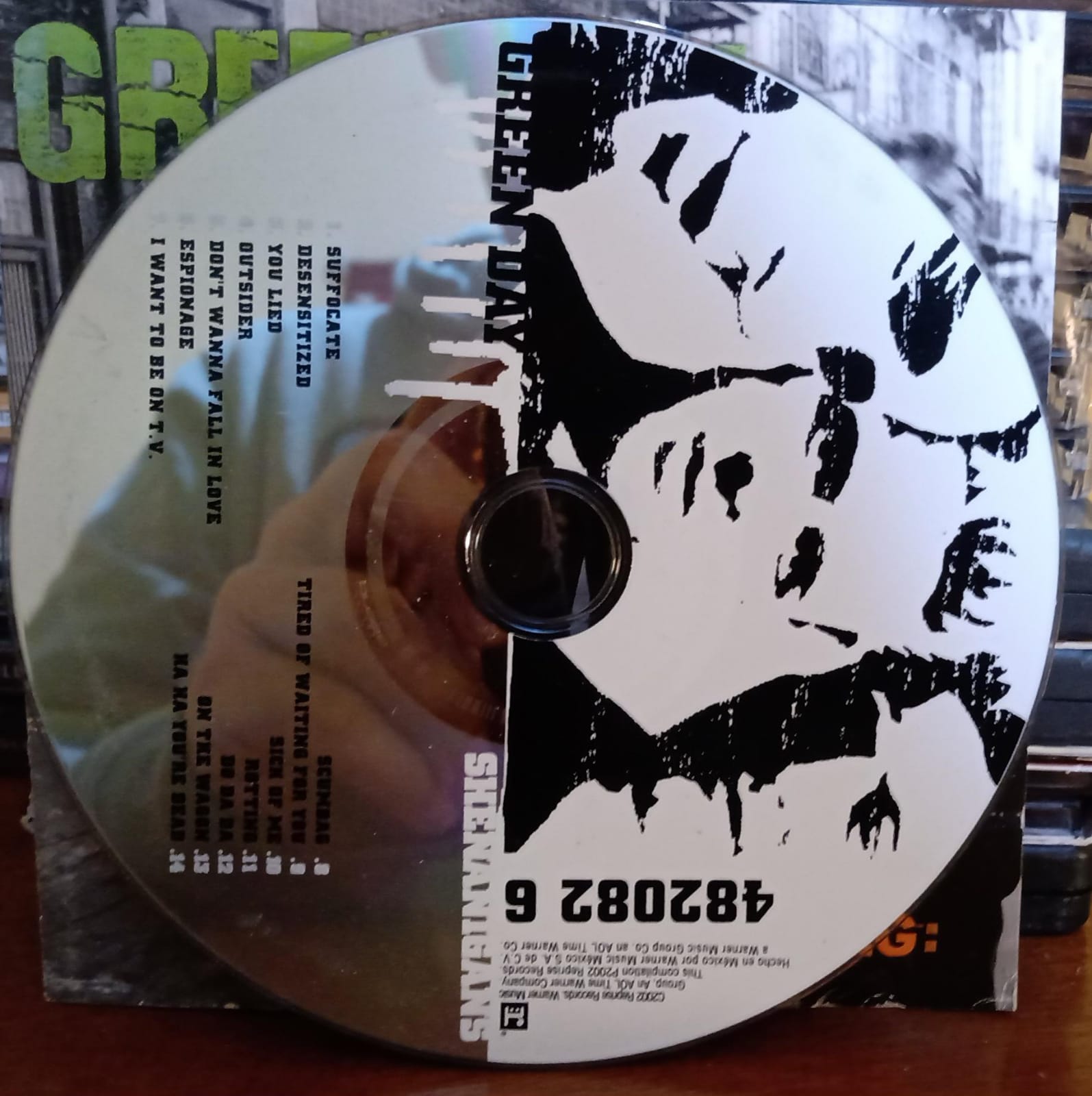 Warning. Green Day. Cd en buen estado. tienda de discos en méxico formato muerto