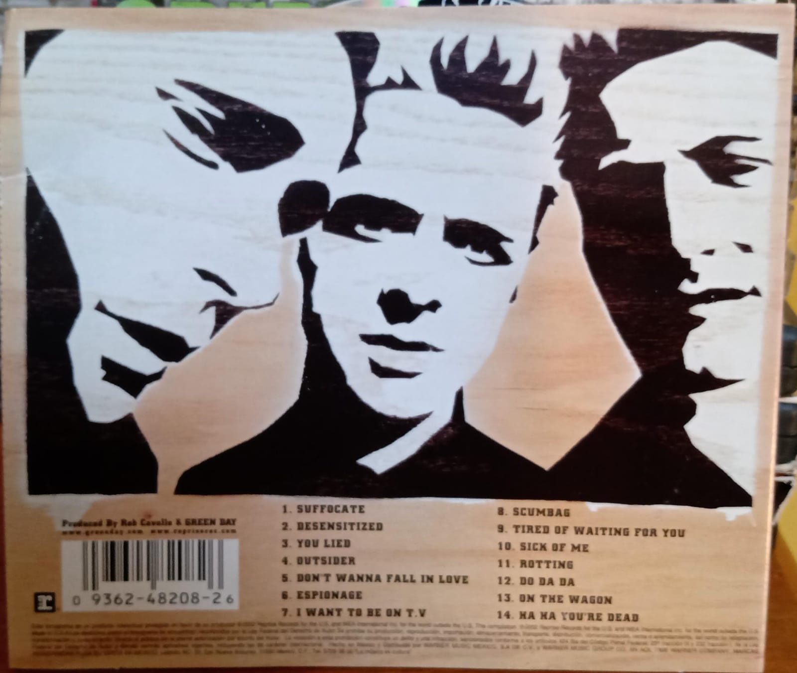 Warning. Green Day. Cd en buen estado. tienda de discos en méxico formato muerto
