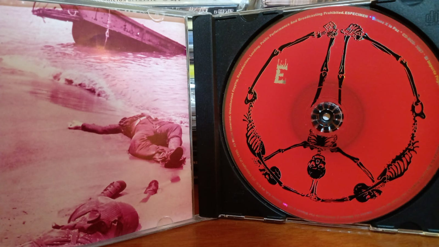 Especimen ‎– Temas X La Paz. CD 1ra edición. tienda de discos en méxico formato muerto