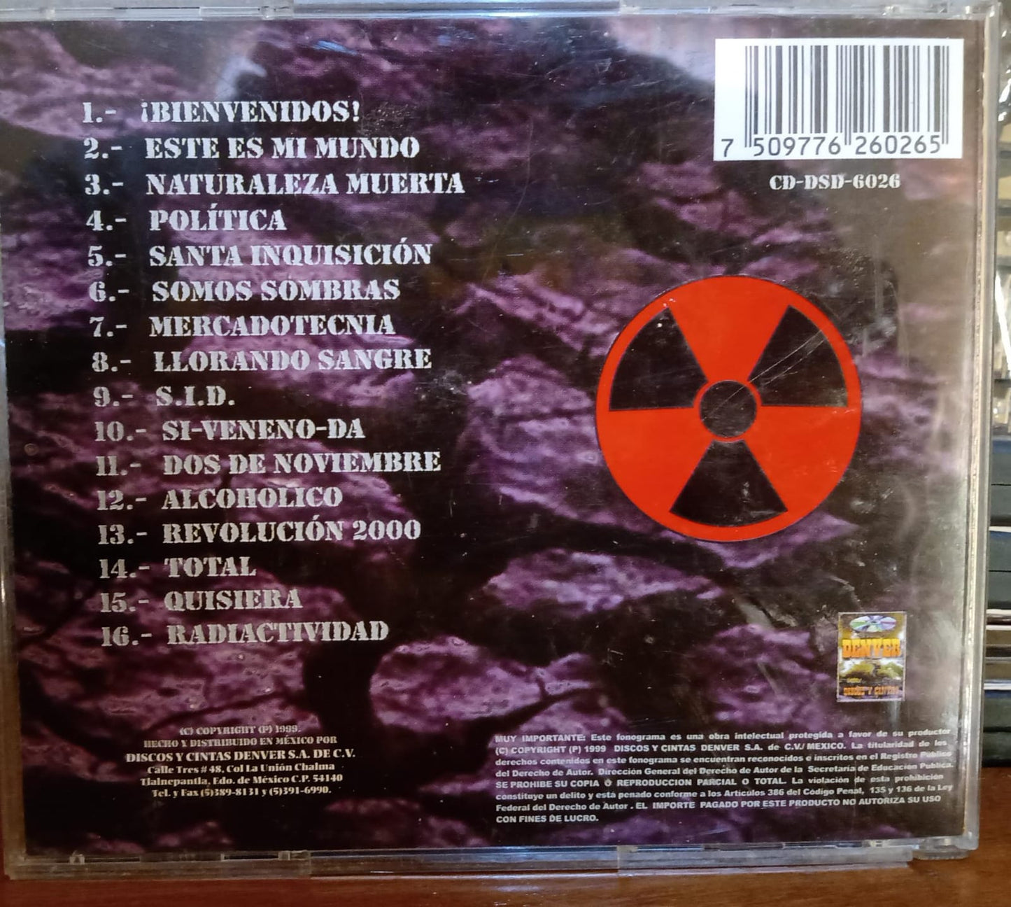Especimen – Biogénesisfinal. Cd en buen estado. tienda de discos en méxico formato muerto