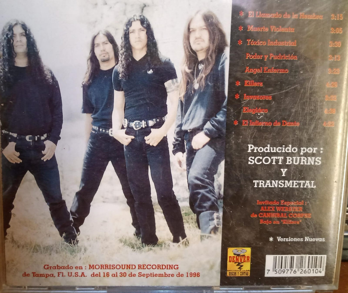 Transmetal – El Llamado De La Hembra. Cd 1ra edición. tienda de discos en méxico formato muerto
