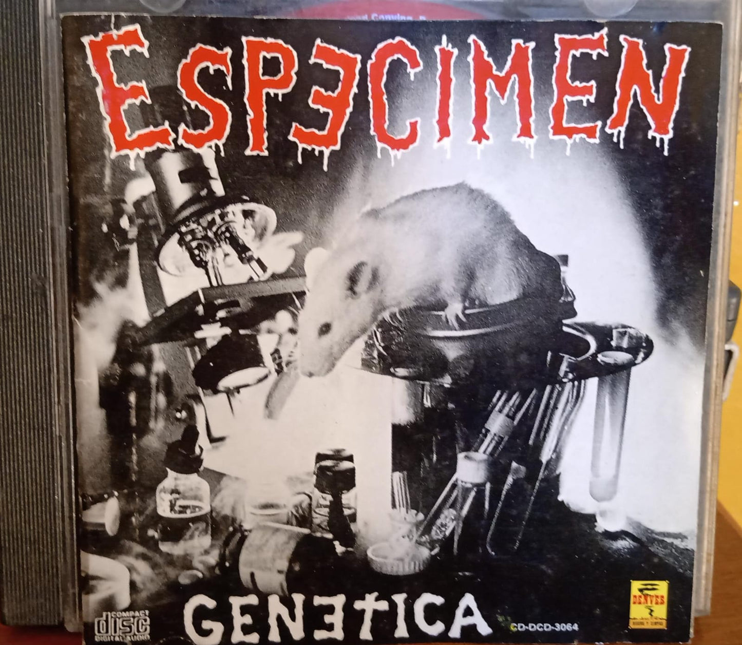 Especimen – Genética. Cd 1ra ed. 1993. En buen estado. tienda de discos en méxico formato muerto