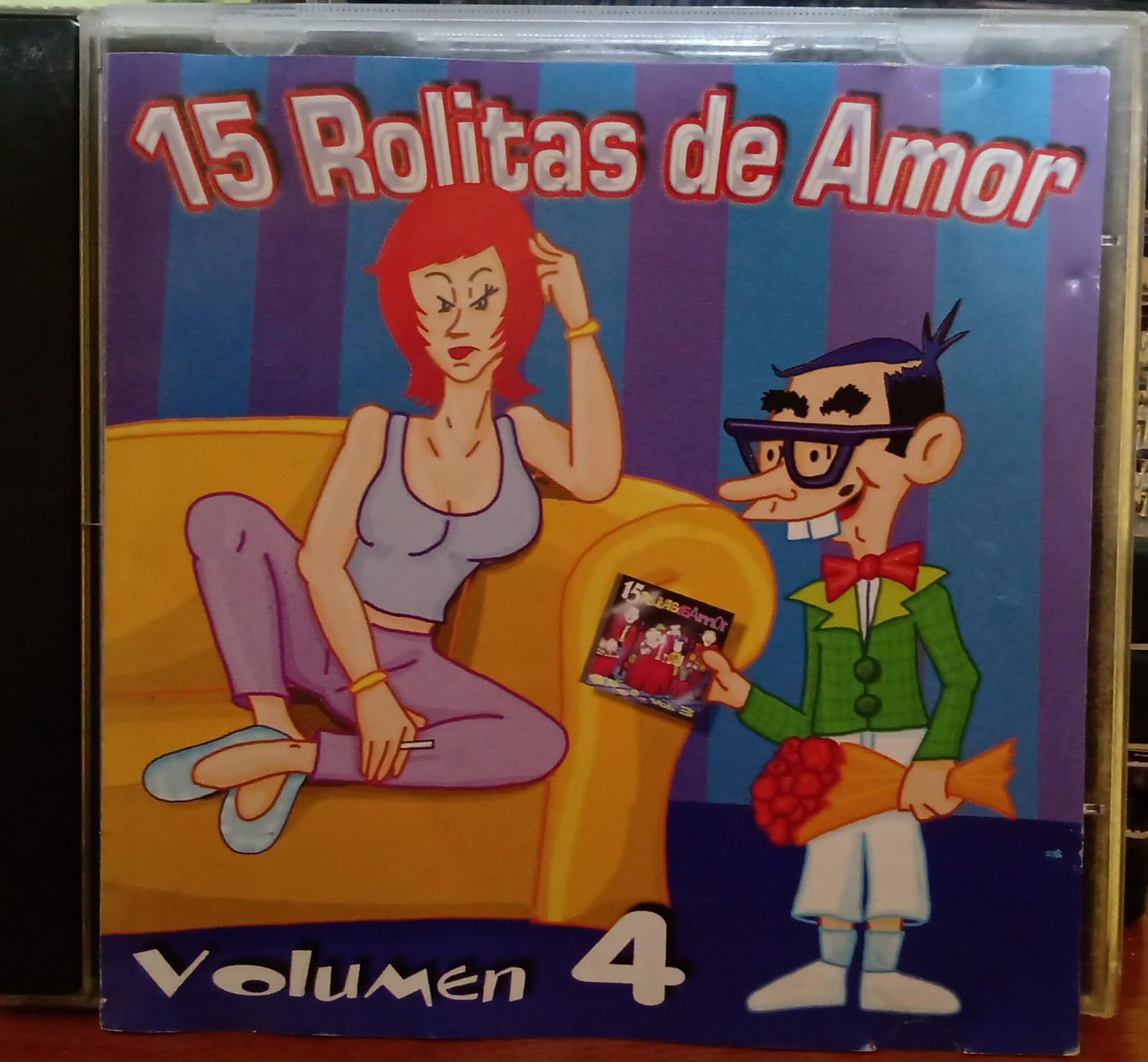 15 Rolitas de Amor (CD 1ra edición en buen estado, Varios Artistas Vol. 4). tienda de discos en méxico formato muerto