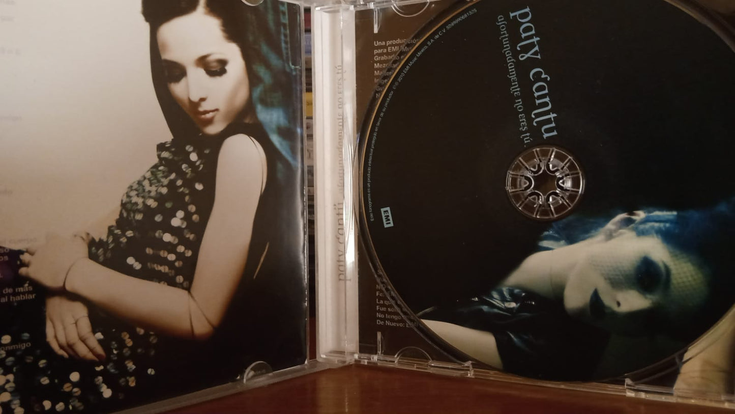 Paty Cantú – Afortunadamente No Eres Tú. Cd en buen estado. tienda de discos en méxico formato muerto