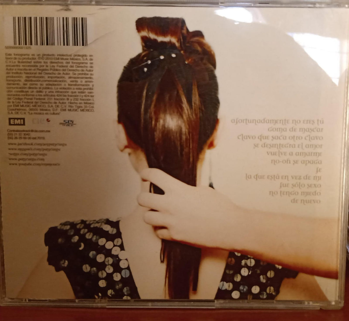 Paty Cantú – Afortunadamente No Eres Tú. Cd en buen estado. tienda de discos en méxico formato muerto