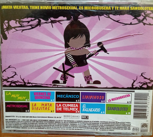 Amandititita – Amandititita (La Reina De La Anarcumbia). tienda de discos en méxico formato muerto