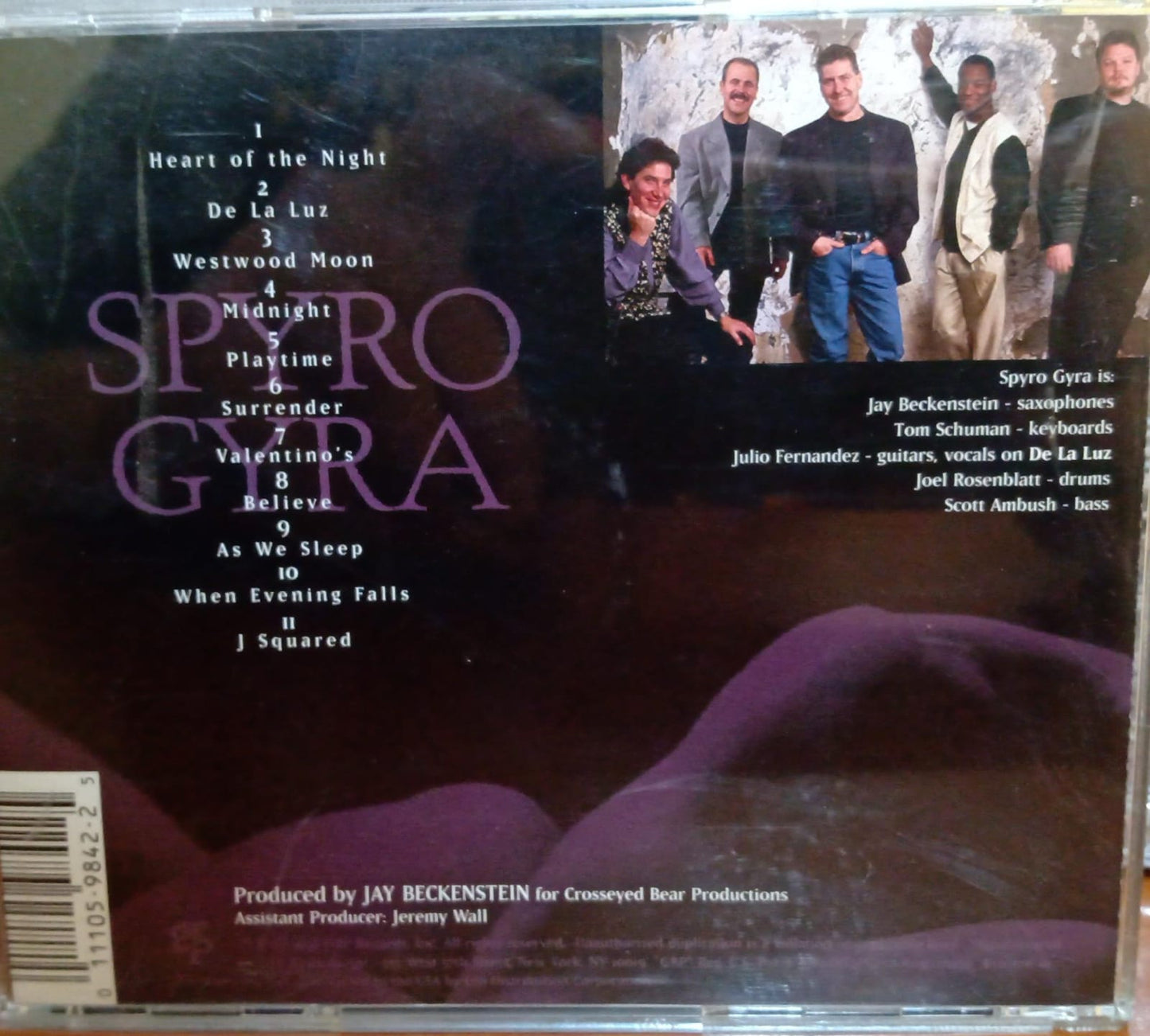 Spyro Gyra – Heart of the Night (CD Importado, en excelente estado) tienda de discos en méxico formato muerto