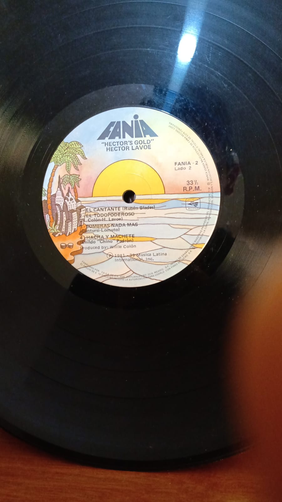 Hector Lavoe – Hector's Gold. Vinilo 1ra edición en buen estado. tienda de discos en méxico formato muerto