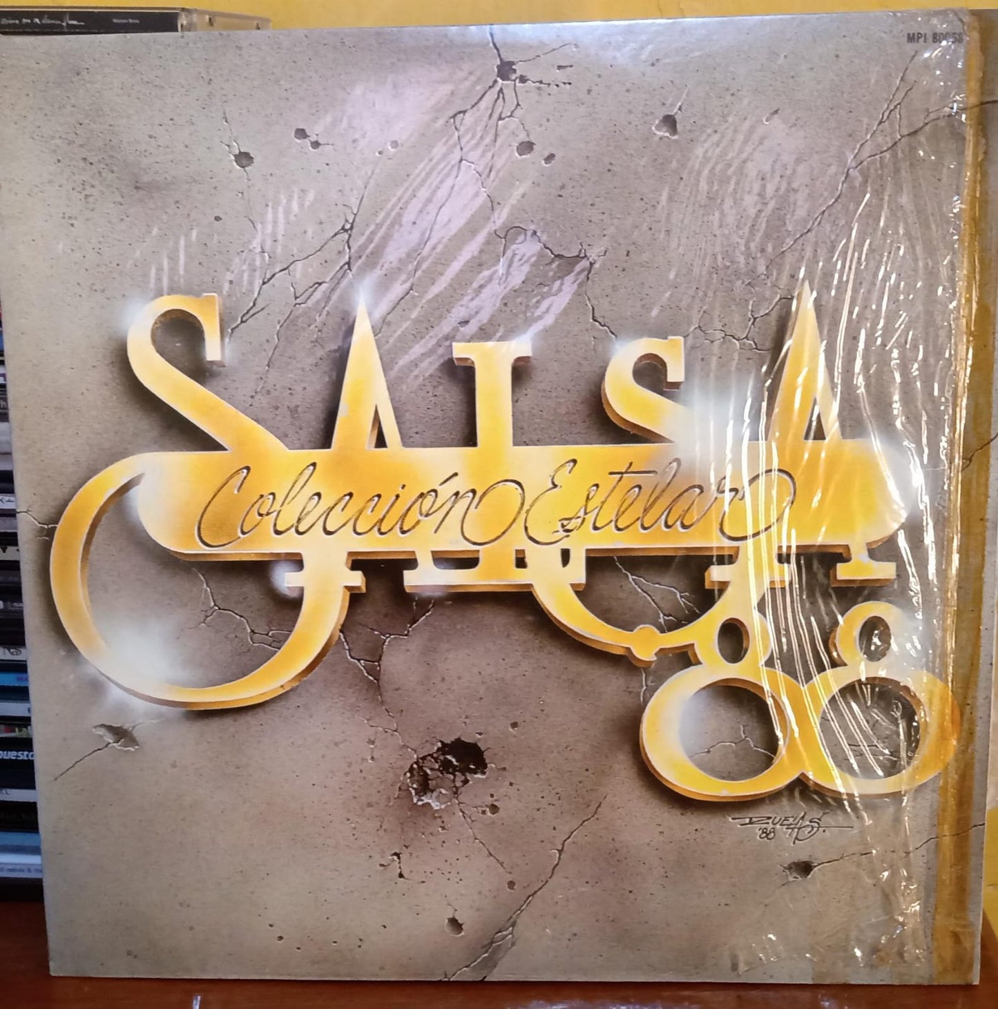 Varios – Salsa Colección Estelar '88. Vinilo en buen estado. tienda de discos en méxico formato muerto