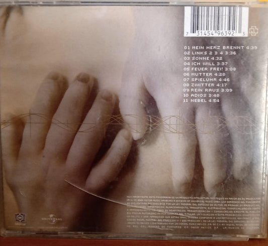 Rammstein – Mutter [CD Nacional]. tienda de discos en méxico formato muerto