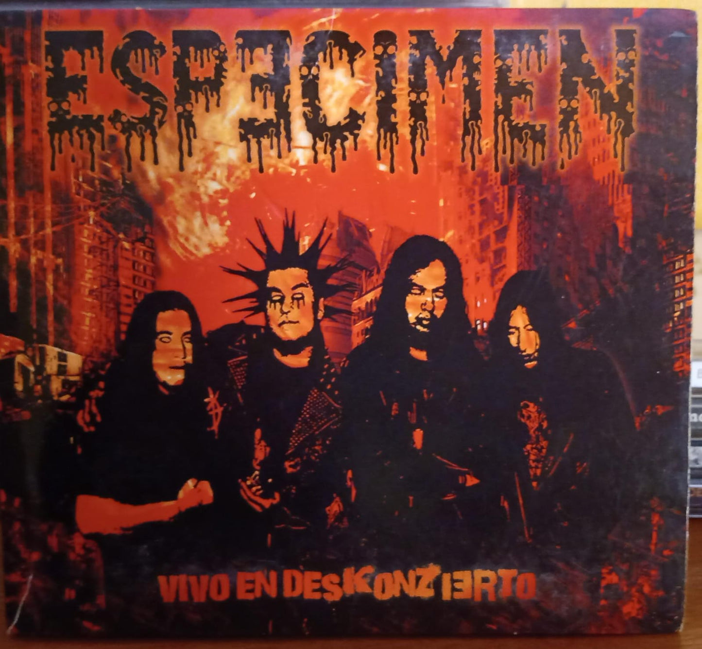 Especimen – Vivo En Deskonzierto. Cd en buen estado. tienda de discos en méxico formato muerto