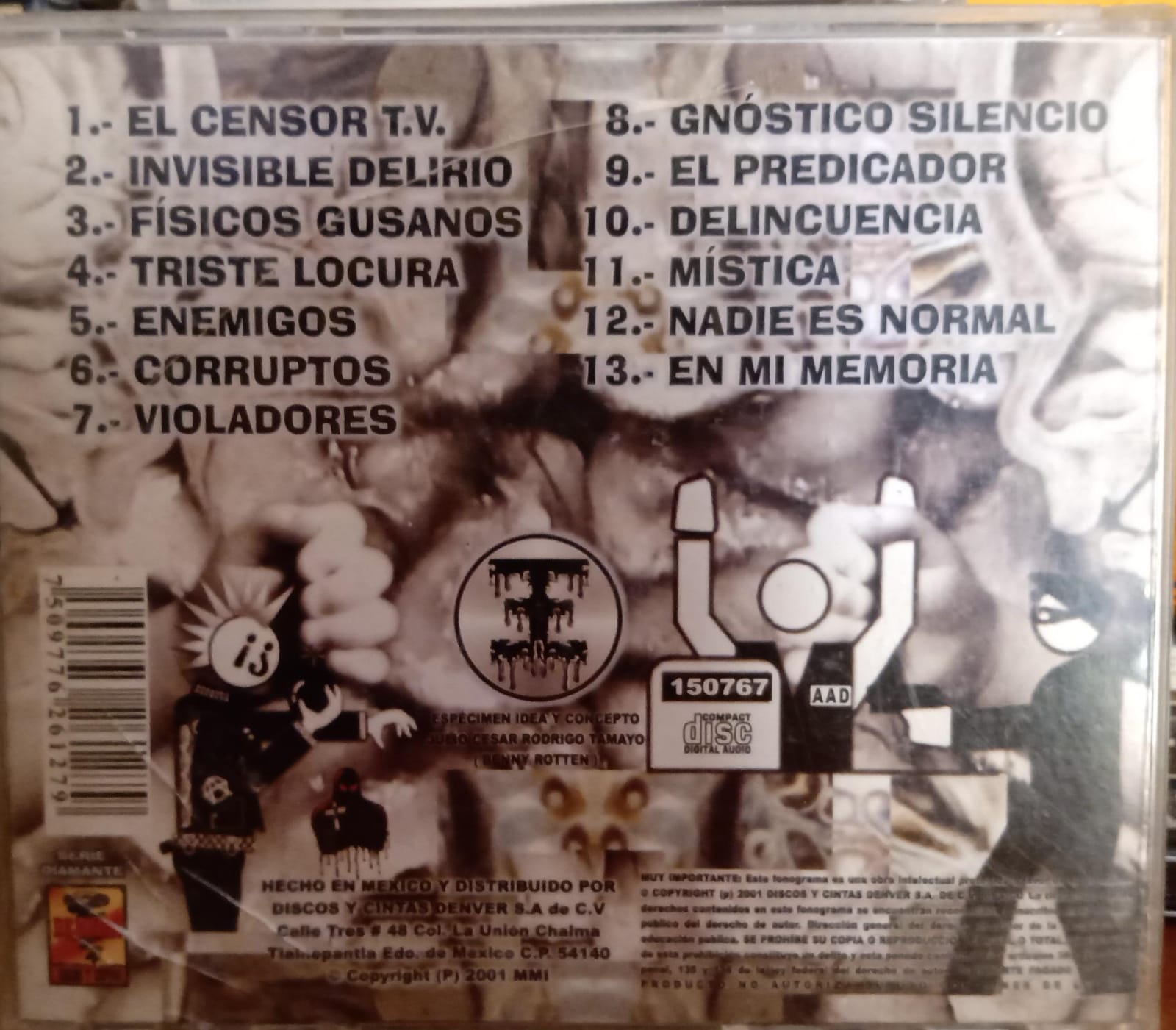 Especimen – SuBkOnZSiEnTe. Cd en buen estado. tienda de discos en méxico formato muerto