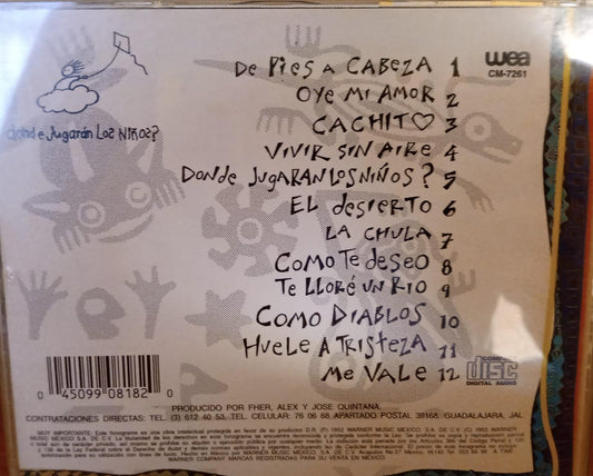 Maná – Donde Jugarán Los Niños?. Cd en buen estado. tienda de discos en méxico formato muerto