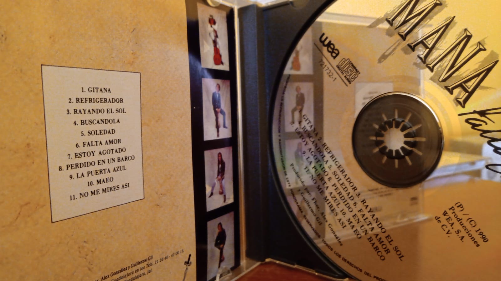 Maná – Falta Amor. Cd en buen estado. tienda de discos en méxico formato muerto