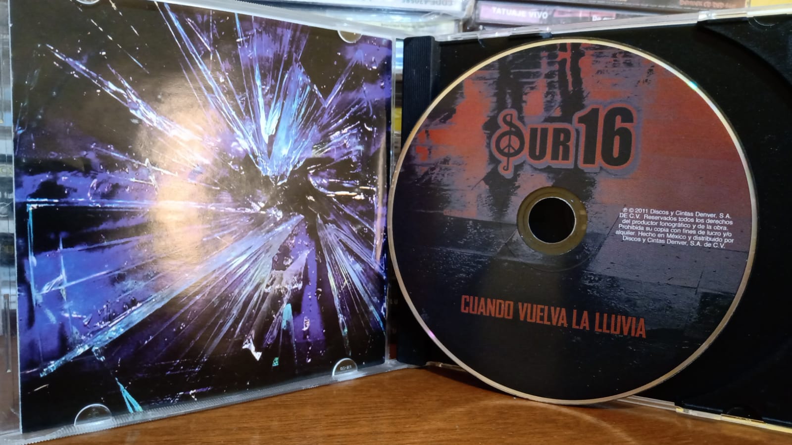 Sur 16, Cuando Vuelva La Lluvia Cd en buen estado. tienda de discos en méxico formato muerto
