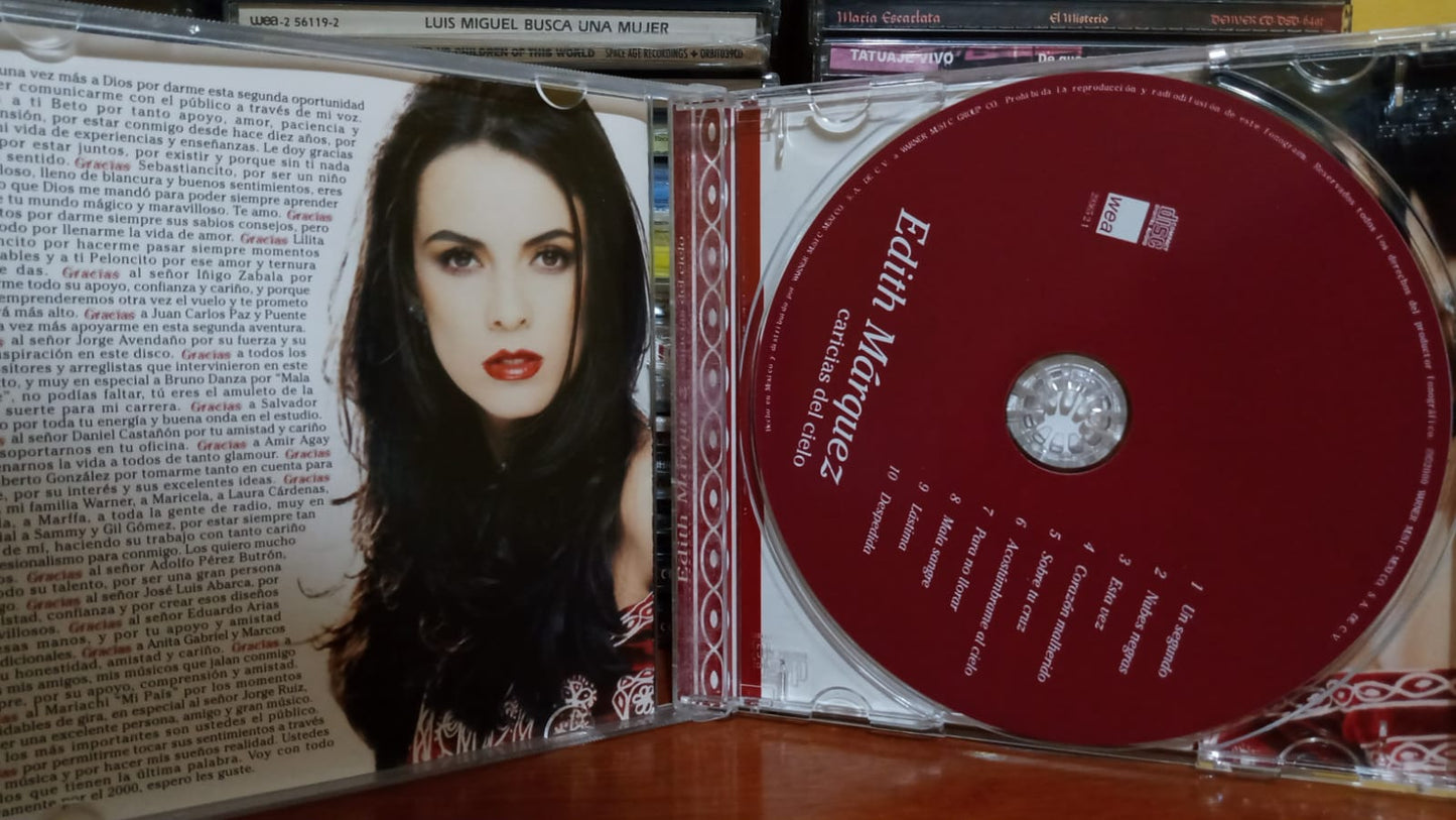 Edith Márquez – Caricias Del Cielo. Cd excelente estado. tienda de discos en méxico formato muerto