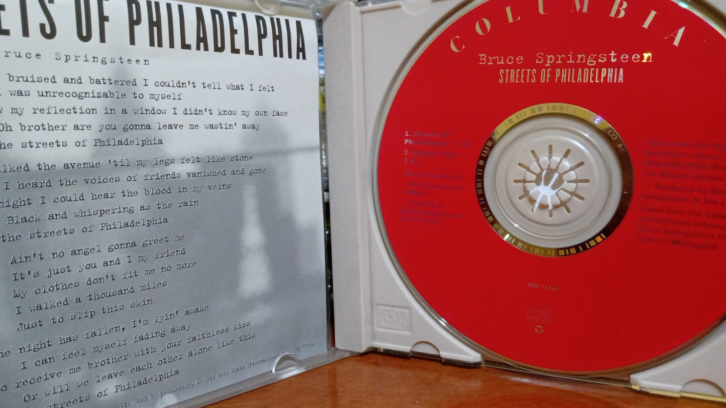 Bruce Springsteen – Streets Of Philadelphia. Cd excelente estado. tienda de discos en méxico formato muerto