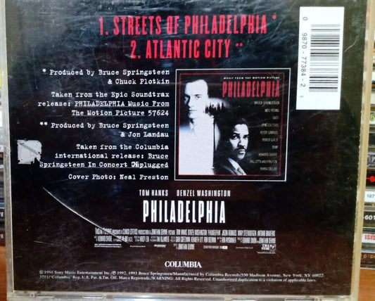 Bruce Springsteen – Streets Of Philadelphia. Cd excelente estado. tienda de discos en méxico formato muerto