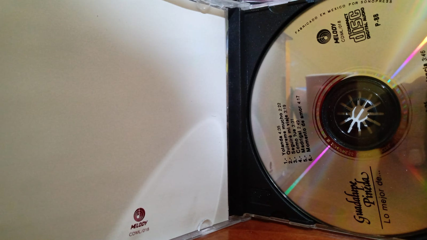 Guadalupe Pineda – Lo Mejor De. Cd excelente estado. tienda de discos en méxico formato muerto
