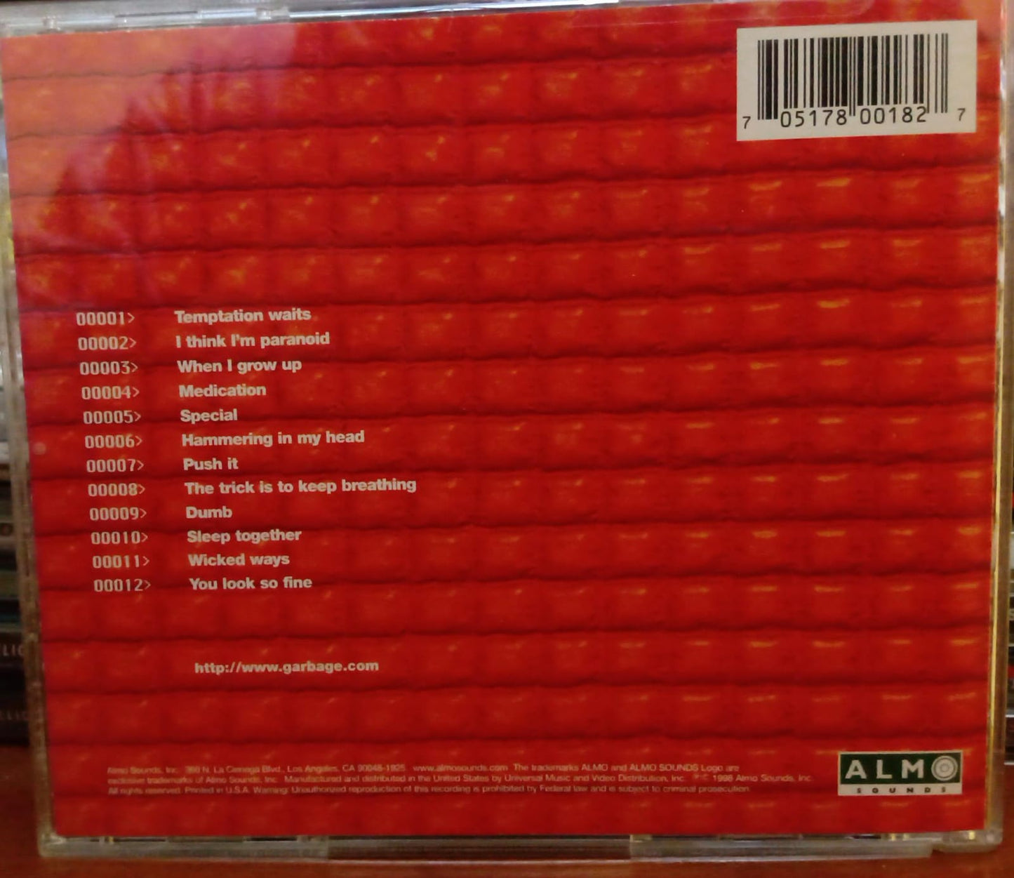 Garbage – Version 2.0 (CD excelente estado). tienda de discos en méxico formato muerto