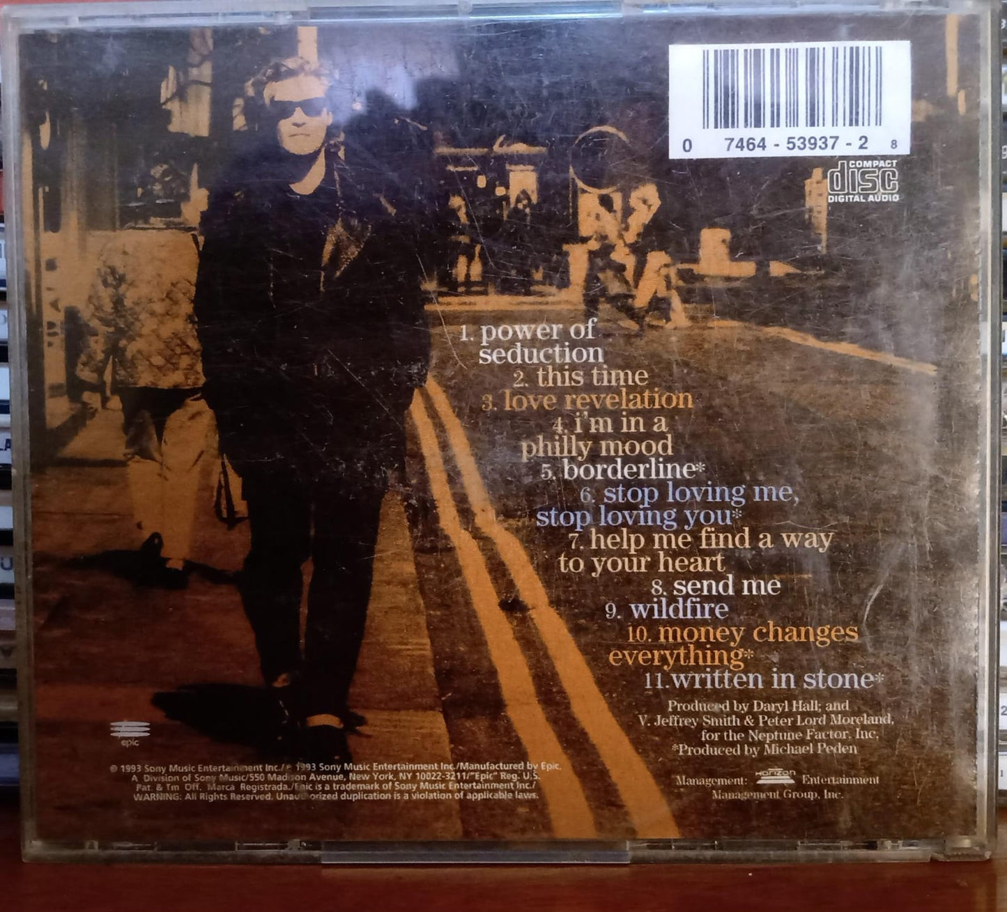 Daryl Hall – Soul Alone (CD Importado, Buen Estado) tienda de discos en méxico formato muerto