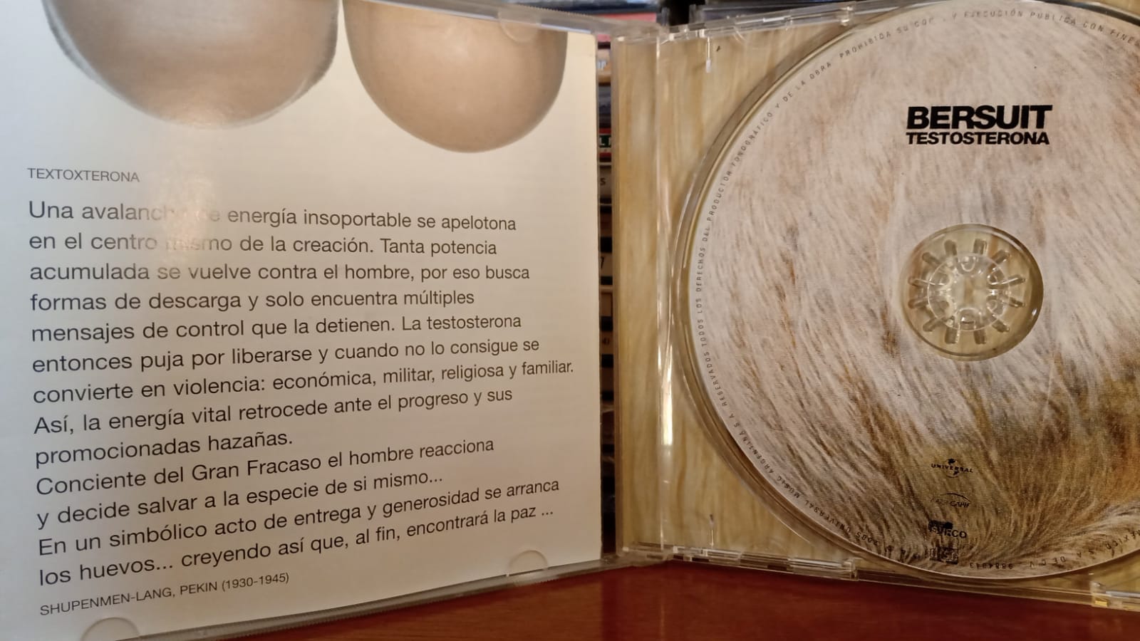 Bersuit Vergarabat – Testosterona. tienda de discos en méxico formato muerto