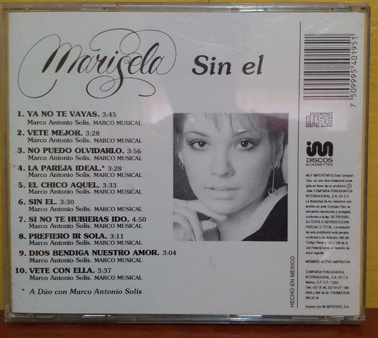 Marisela – Sin Él... Cd en buen estado. tienda de discos en méxico formato muerto