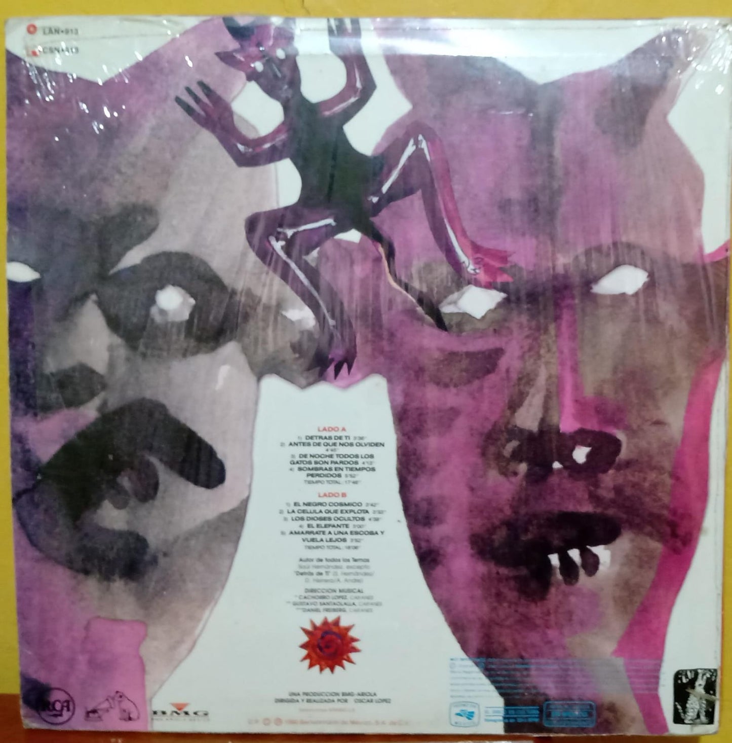 Caifanes – El Diablito. Vinilo 1ra edición 1990. tienda de discos en méxico formato muerto