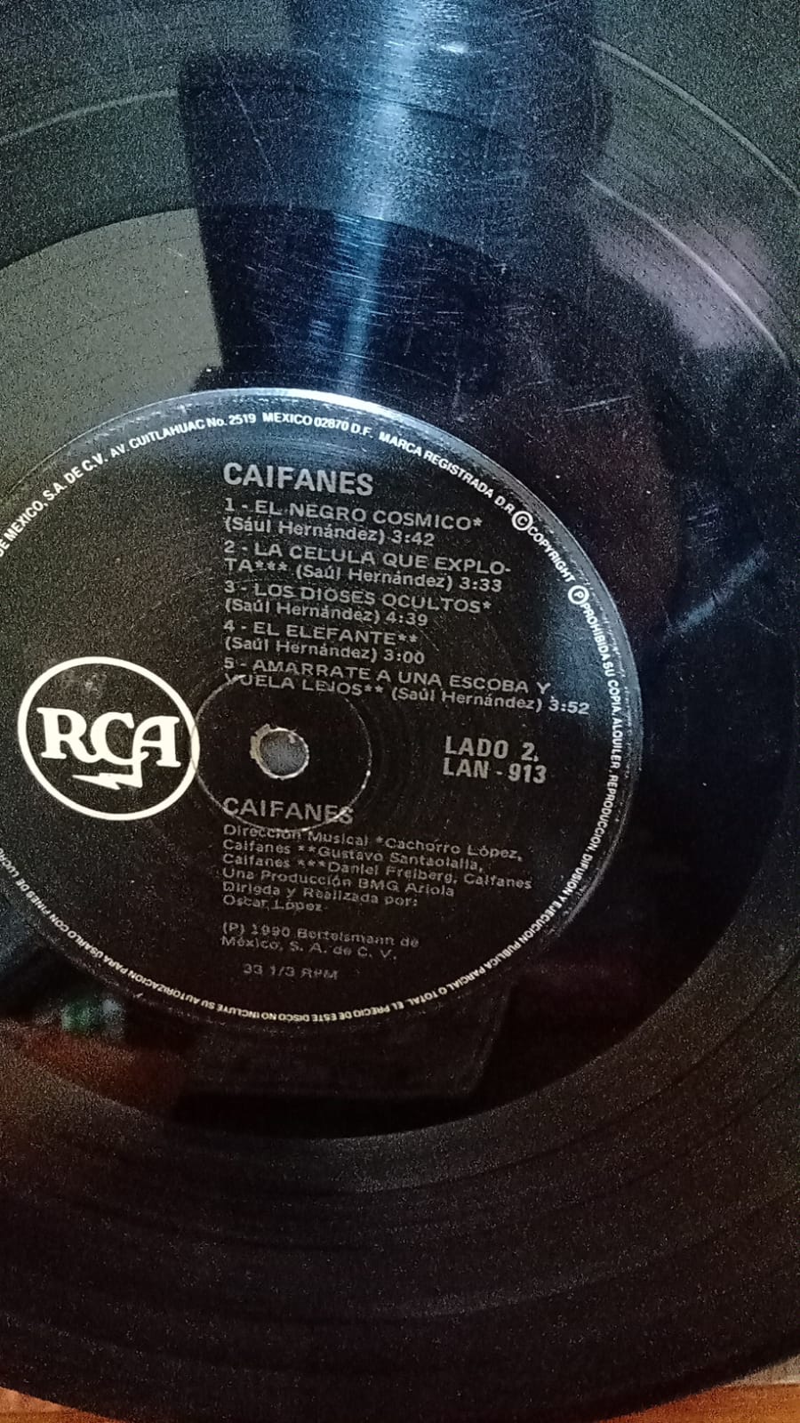 Caifanes – El Diablito. Vinilo 1ra edición 1990. tienda de discos en méxico formato muerto