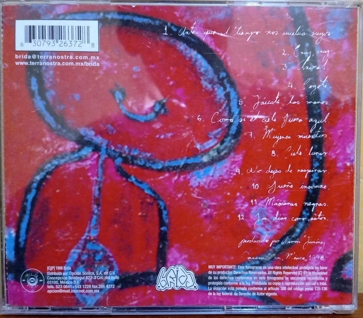 Brida – Ser. CD en buen estado. tienda de discos en méxico formato muerto