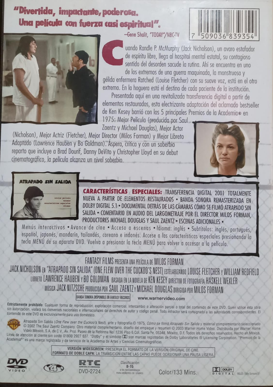 Atrapado sin Salida (Edición Especial 2 discos en buen estado). tienda de discos en méxico formato muerto