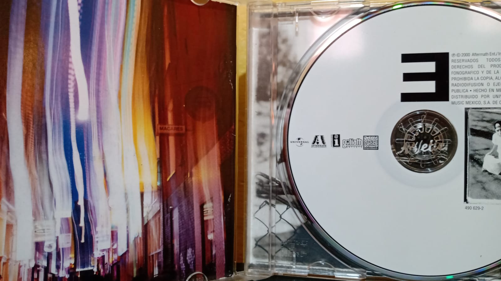 Marshall Mathers Lp Eminem. Cd nacional en buen estado. tienda de discos en méxico formato muerto