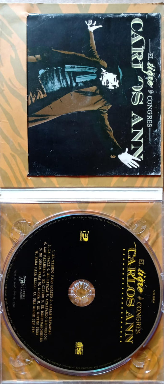 Carlos Ann – El Tigre Del Congrés. Cd en buen estado. tienda de discso en méxico formato muerto