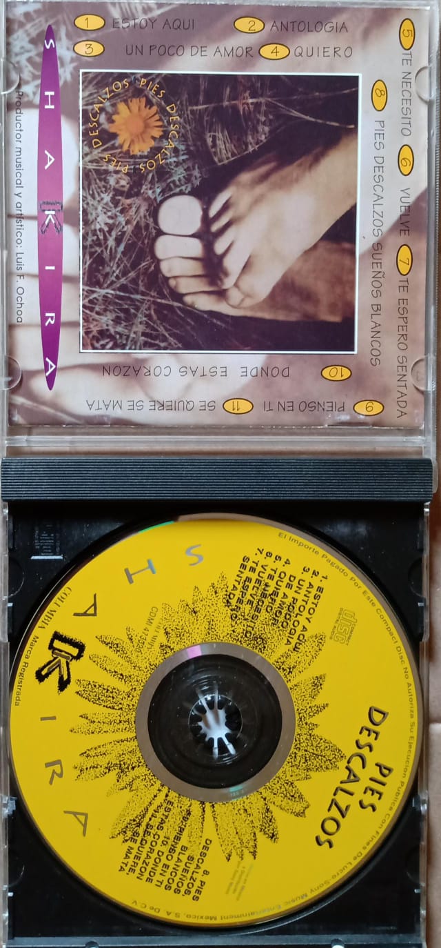 Pies Descalzos. Shakira. Cd en buen estado. tienda de discos en méxico formato muerto