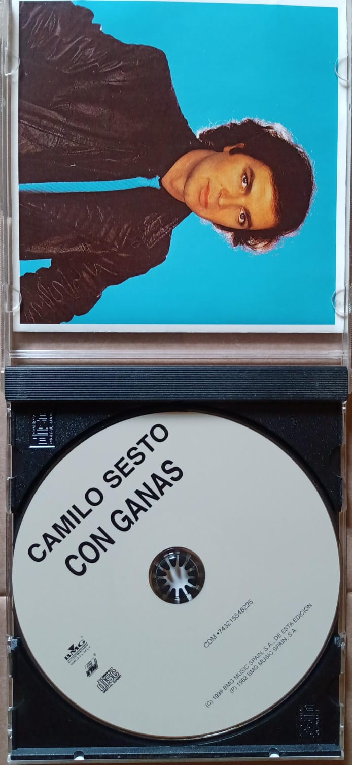 Camilo Sesto – Con Ganas. Cd excelente estado. tienda de discso en méxico formato muerto